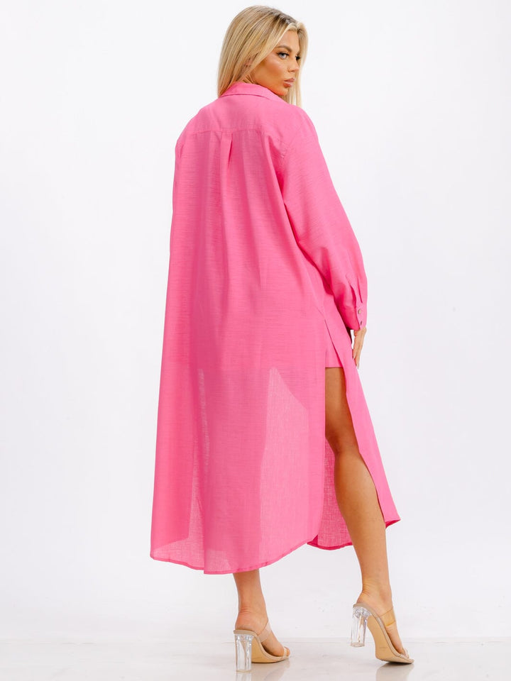 WOMEN'S LONG SLEEVE CARDIGAN & SLEEVELES OPEN BACK ROMPER 2PC SET