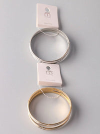 FASHION SILVER & GOLD MULTI BRACELETS