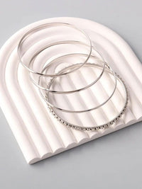 FASHION SILVER & GOLD MULTI BRACELETS