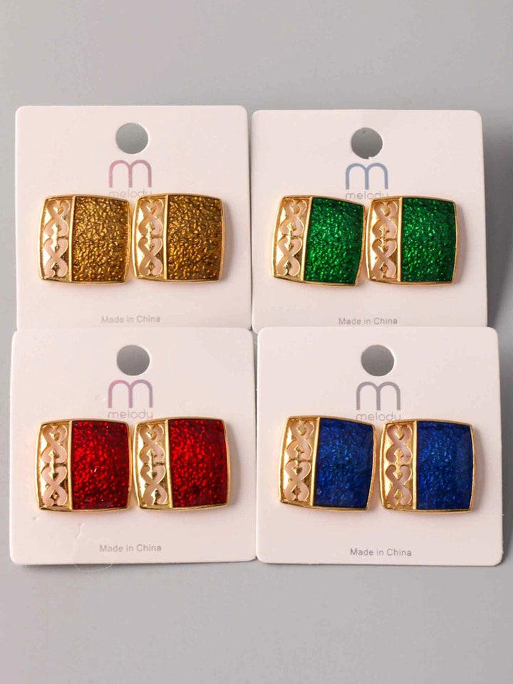 FASHION ASSORTED COLORS EARRINGS
