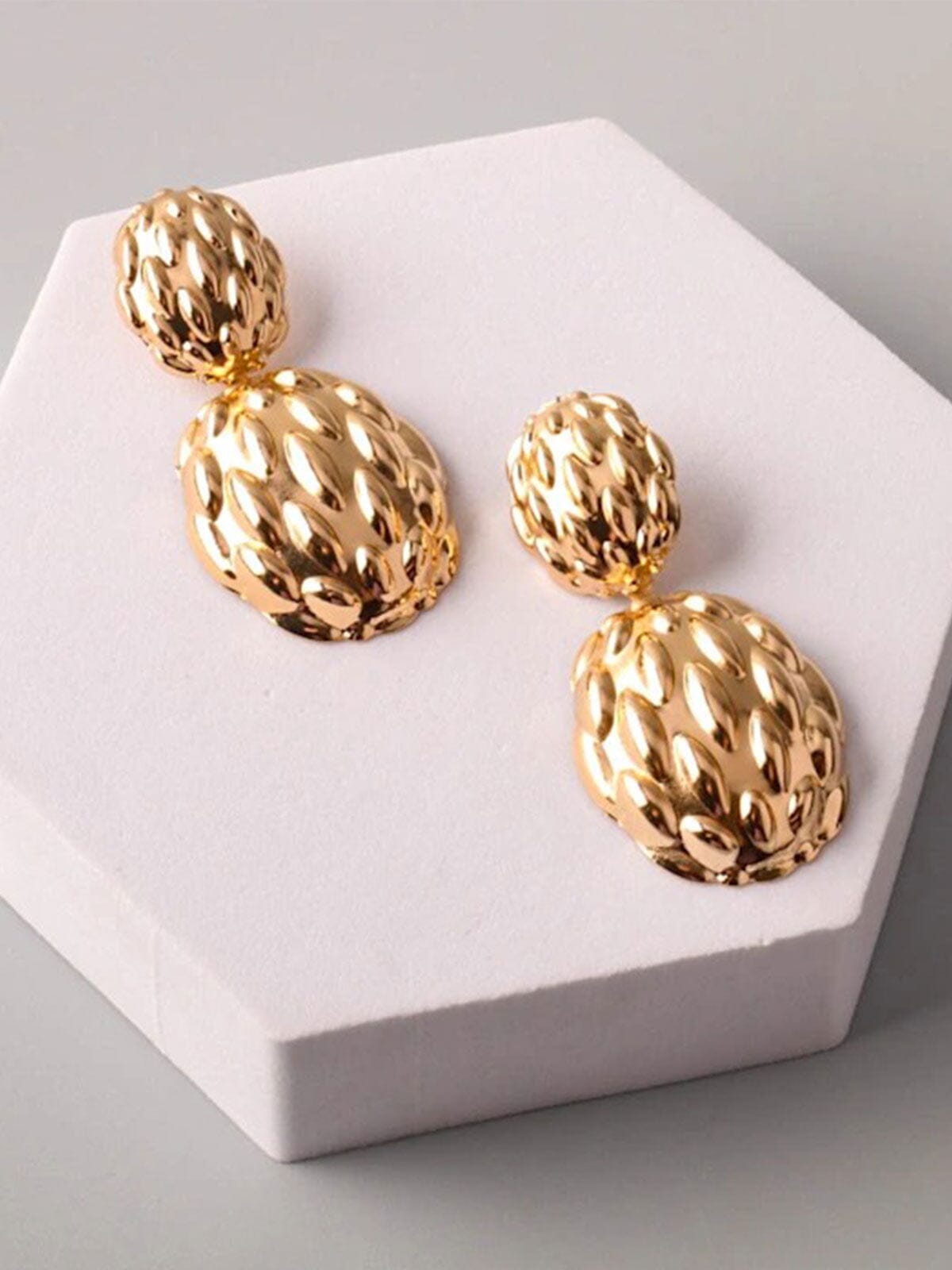 FASHION GOLD & SILVER EARRINGS