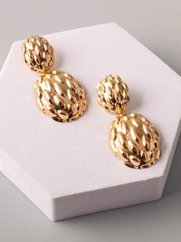 FASHION GOLD & SILVER EARRINGS