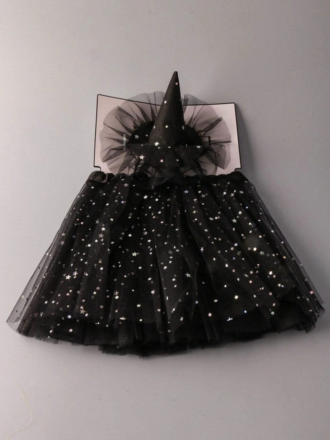 HALLOWEEN 2PC COSTUME SET SHIMMER WITH HEADBAND AND TUTU SKIRT