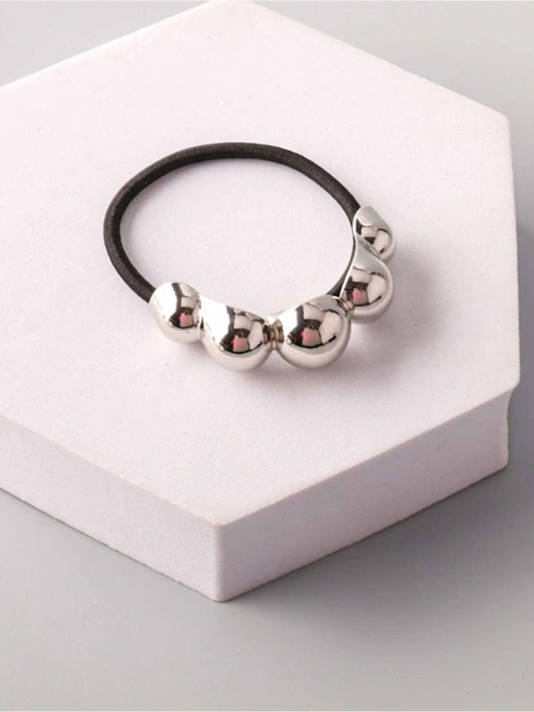 FASHION GOLD & SILVER PONYTAIL HOLDER