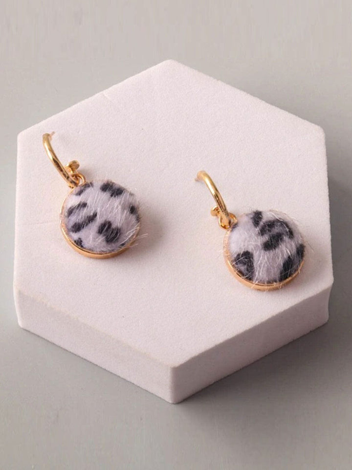 FASHION ANIMAL PRINT EARRINGS