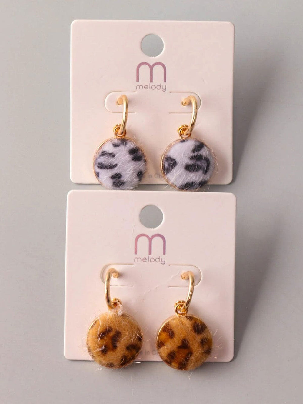FASHION ANIMAL PRINT EARRINGS
