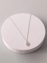 FASHION SILVER HAMSA HEPENDANT NECKLACE