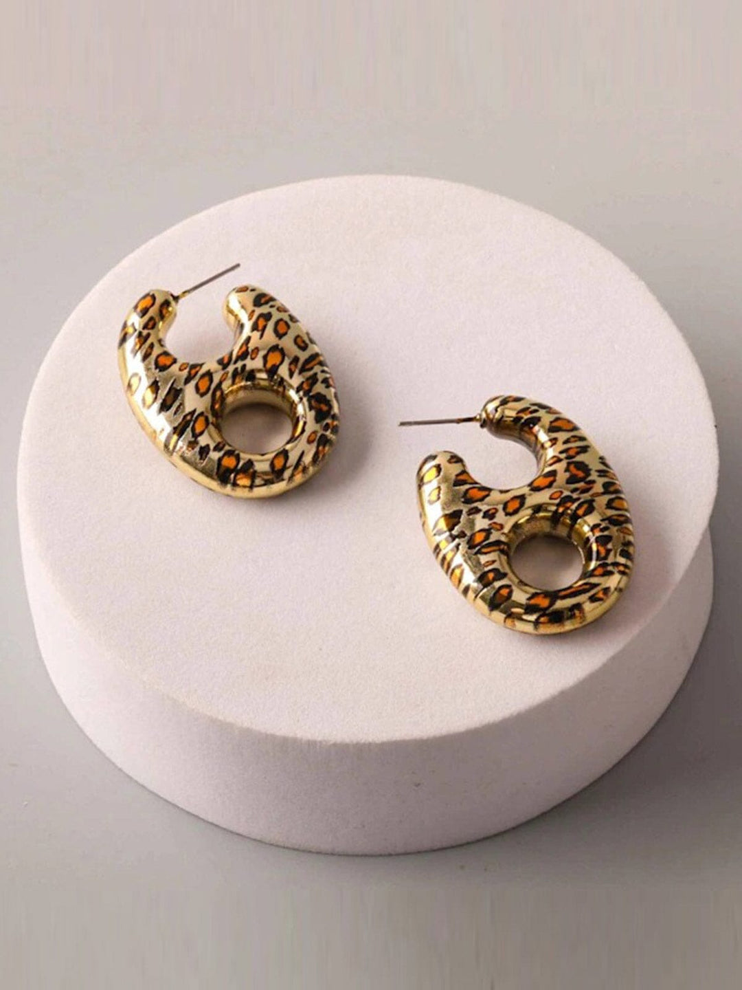 FASHION ANIMAL PRINT EARRINGS