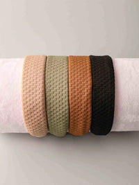 FASHION ASSORTED COLORS WAFFLE HEADBAND