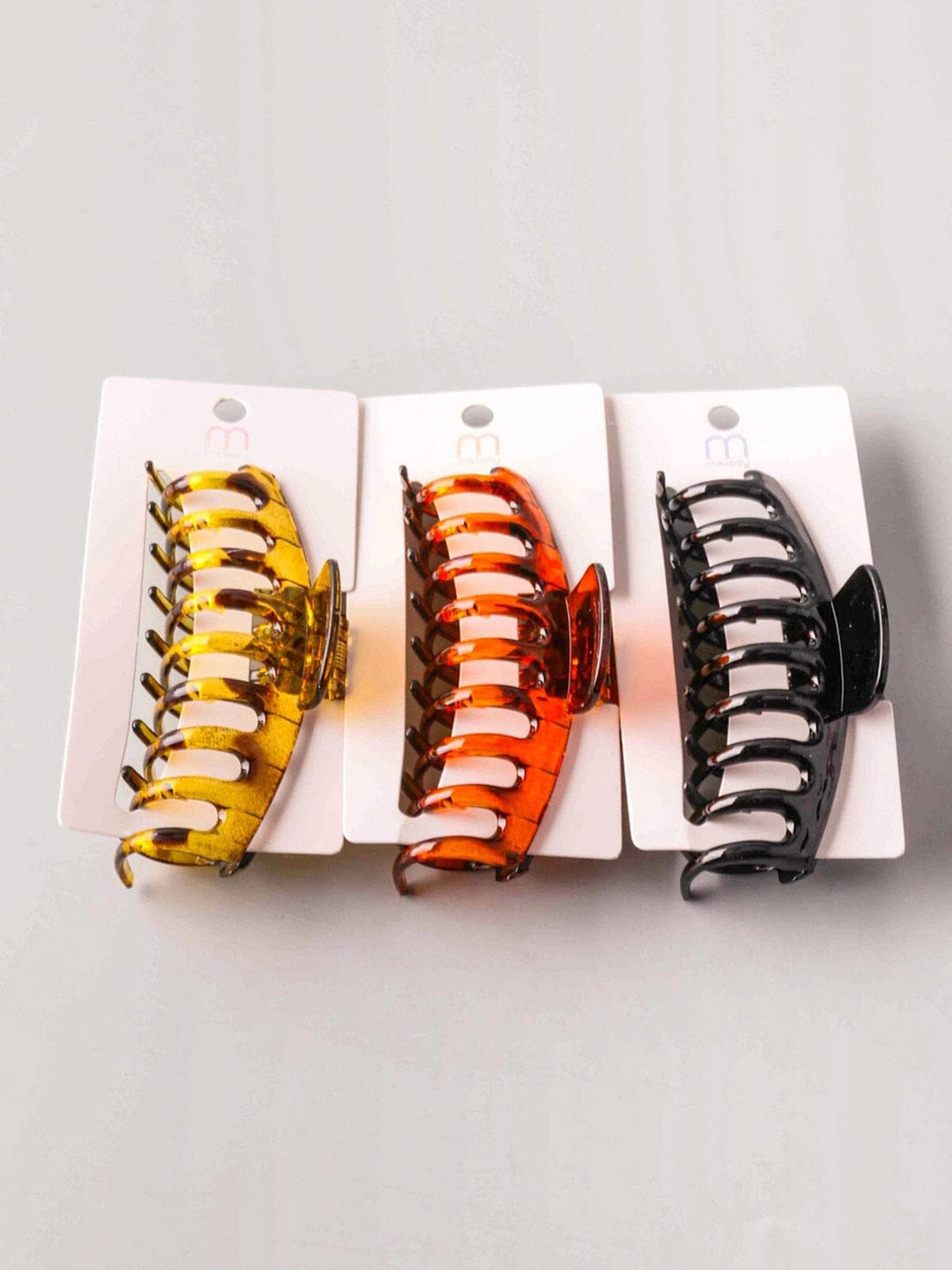 FASHION ASSORTED COLORS CLAW HAIR CLIPS