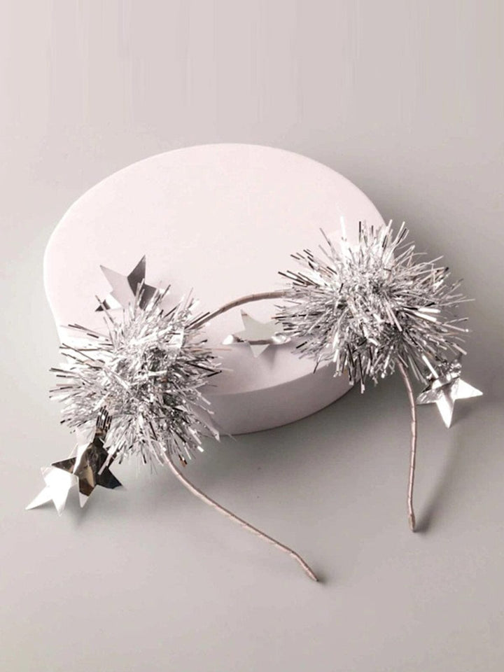 FASHION SILVER STARS HEADBAND