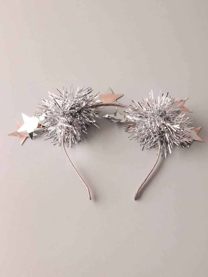 FASHION SILVER STARS HEADBAND
