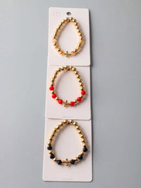 FASHION ASSORTED COLORS CROSS BRACELET
