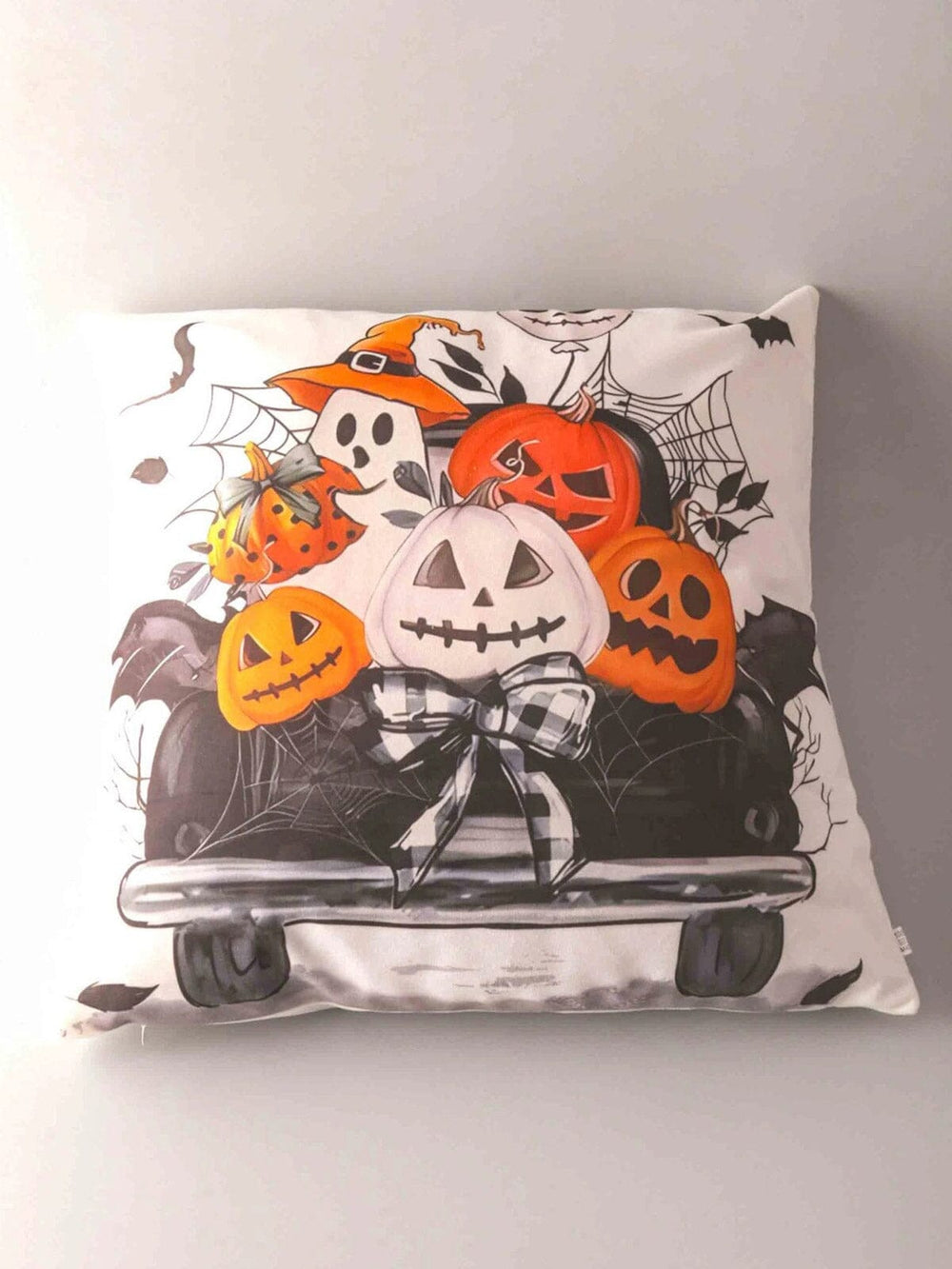 HALLOWEEN PUMPKIN GHOST PLUSH DECOR