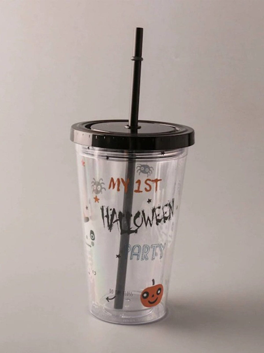 HALLOWEEN MY 1ST HALLOWEEN CUP WITH LID AND STRAW
