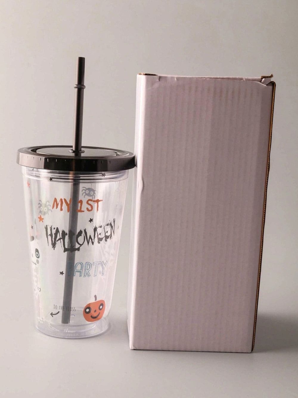 HALLOWEEN MY 1ST HALLOWEEN CUP WITH LID AND STRAW