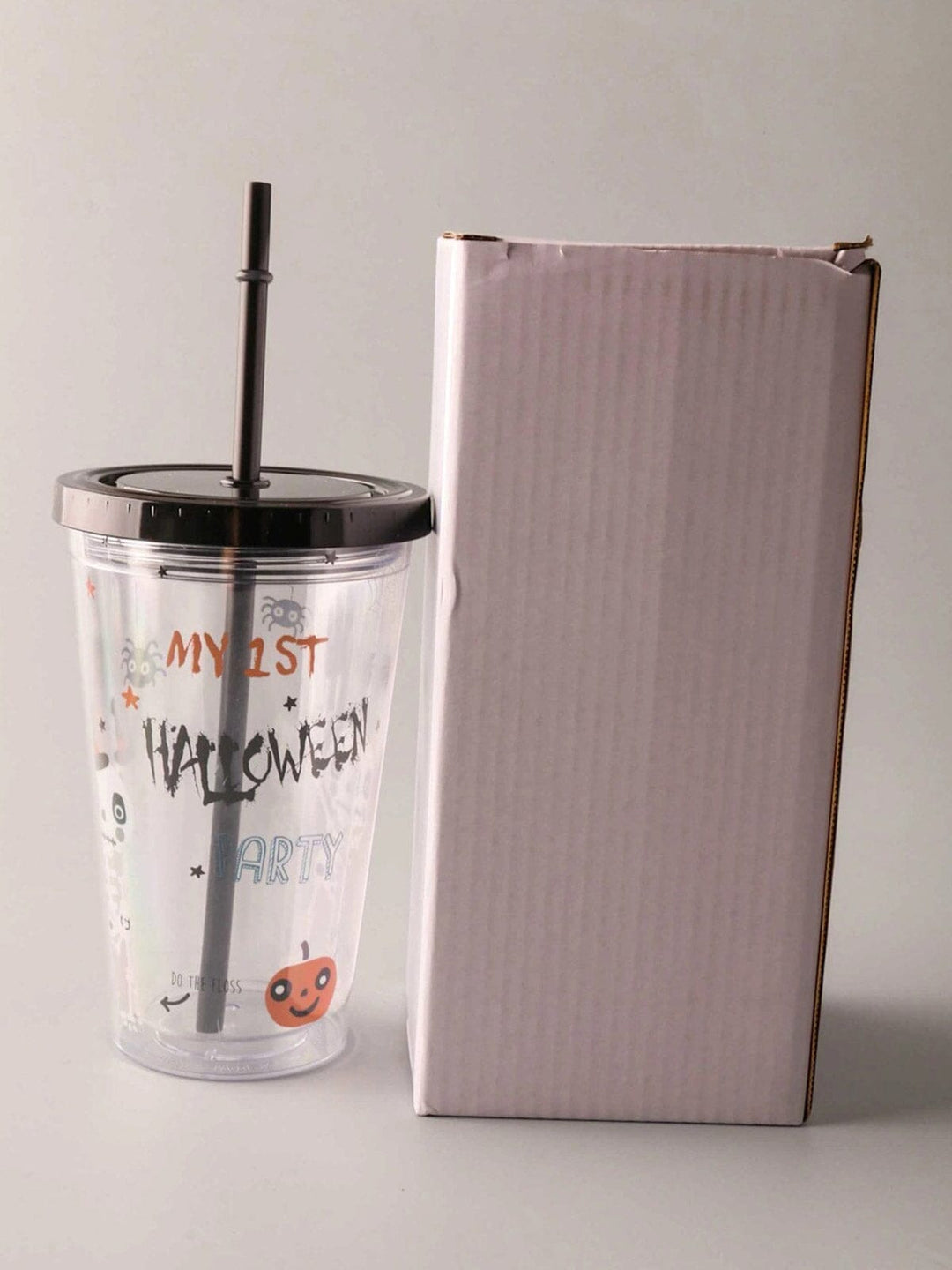 HALLOWEEN MY 1ST HALLOWEEN CUP WITH LID AND STRAW