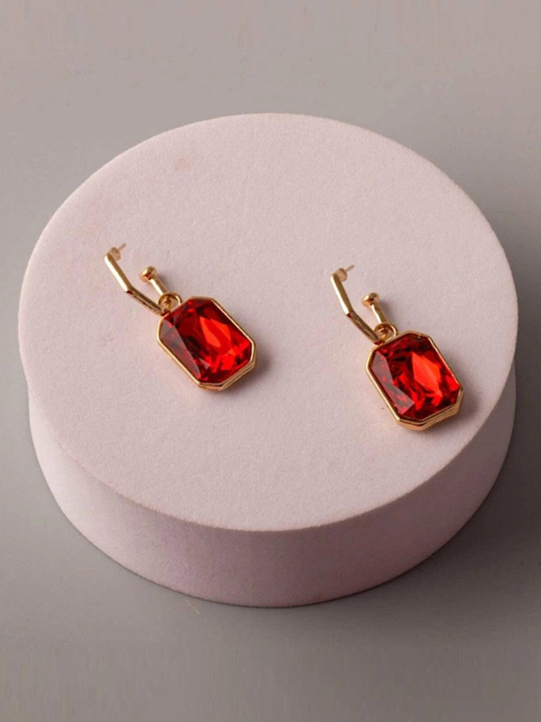 FASHION ASSORTED COLORS STONE EARRINGS