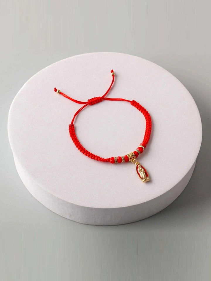 FASHION RED & BLACK RELIGIOUS BRACELETS