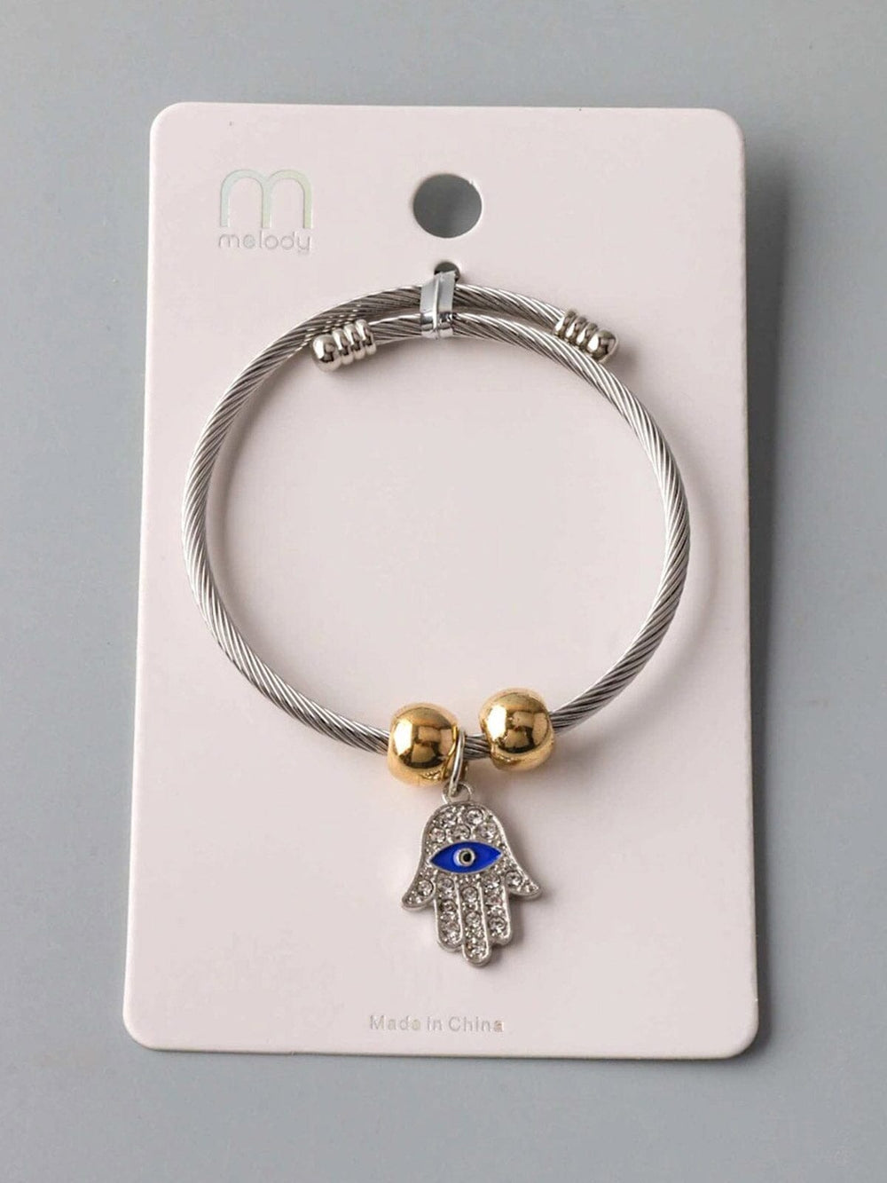 FASHION SILVER HAMSA BRACELET
