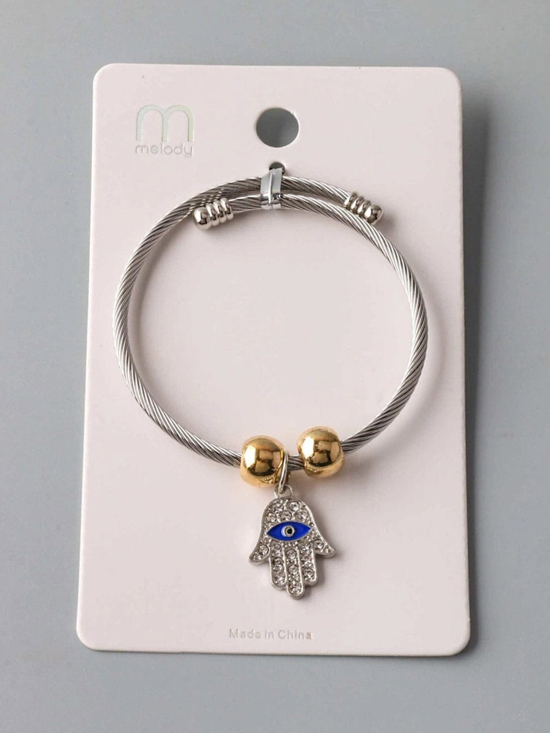 FASHION SILVER HAMSA BRACELET