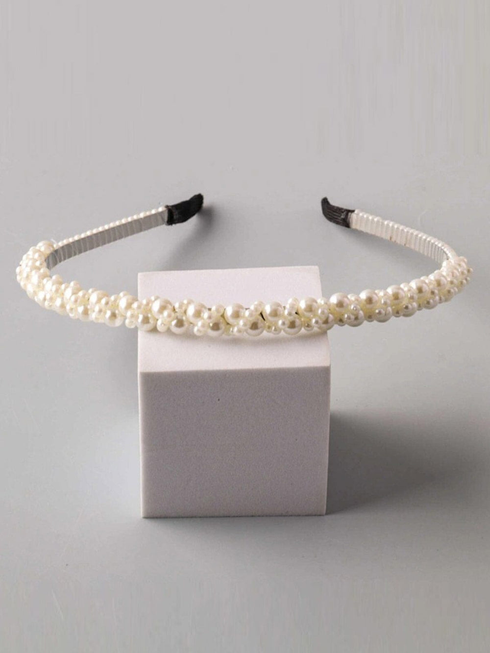 FASHION WHITE PEARL HEADBAND