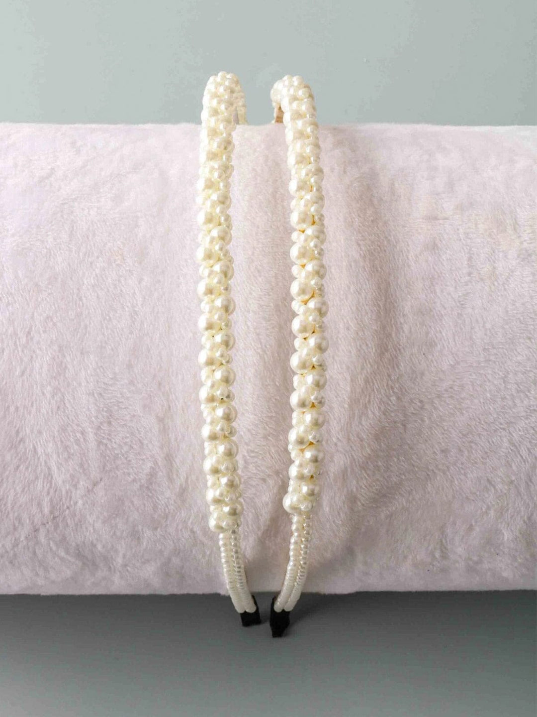 FASHION WHITE PEARL HEADBAND