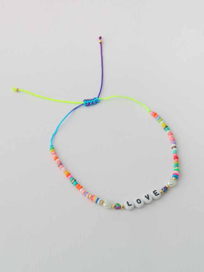 WOMEN'S MULTI COLOR LOVE ANKLET
