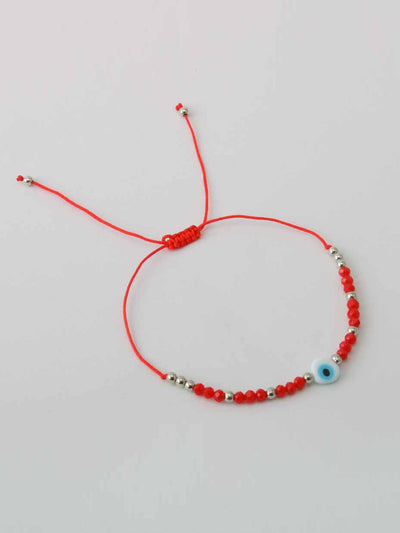 WOMEN'S ASSORTED COLOR EVIL EYE ANKLET