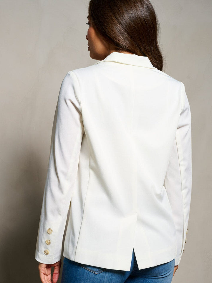 WOMEN'S LONG SLEEVE BUTTON CLOSURE BLAZER