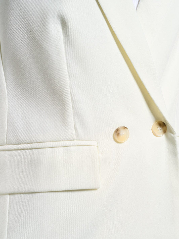 WOMEN'S LONG SLEEVE BUTTON CLOSURE BLAZER