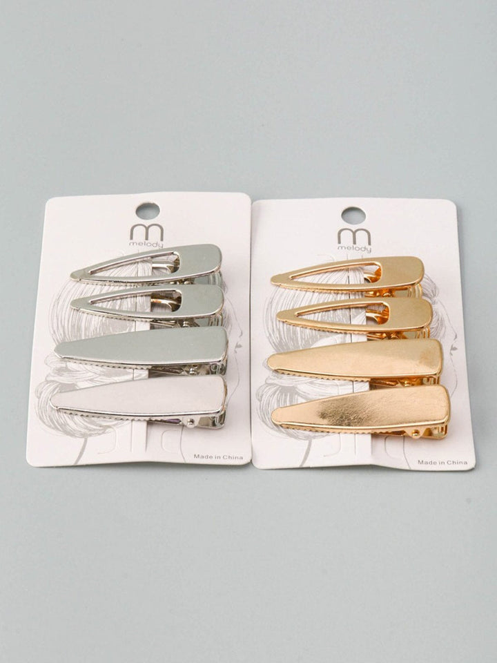 WOMEN'S GOLD & SILVER HAIR CLIPS