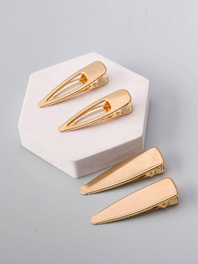 WOMEN'S GOLD & SILVER HAIR CLIPS