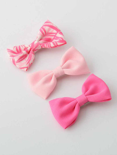 WOMEN'S ASSORTED COLORS MINI BOW HAIR CLIPS