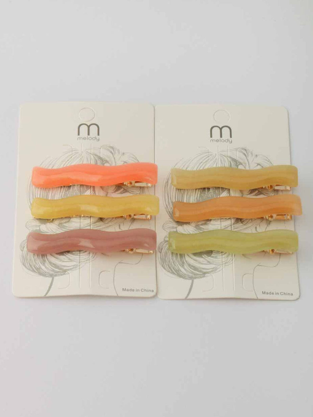 WOMEN'S ASSORTED COLORS HAIR CLIPS