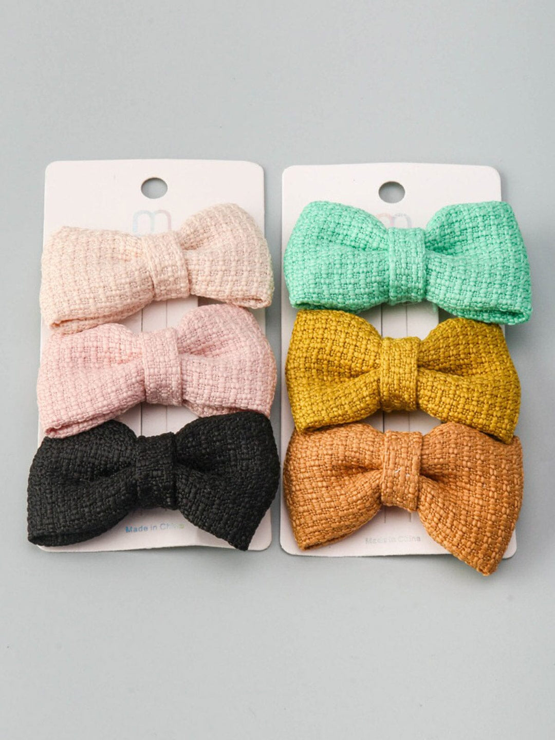 WOMEN'S ASSORTED COLORS BOWS HAIR CLIPS