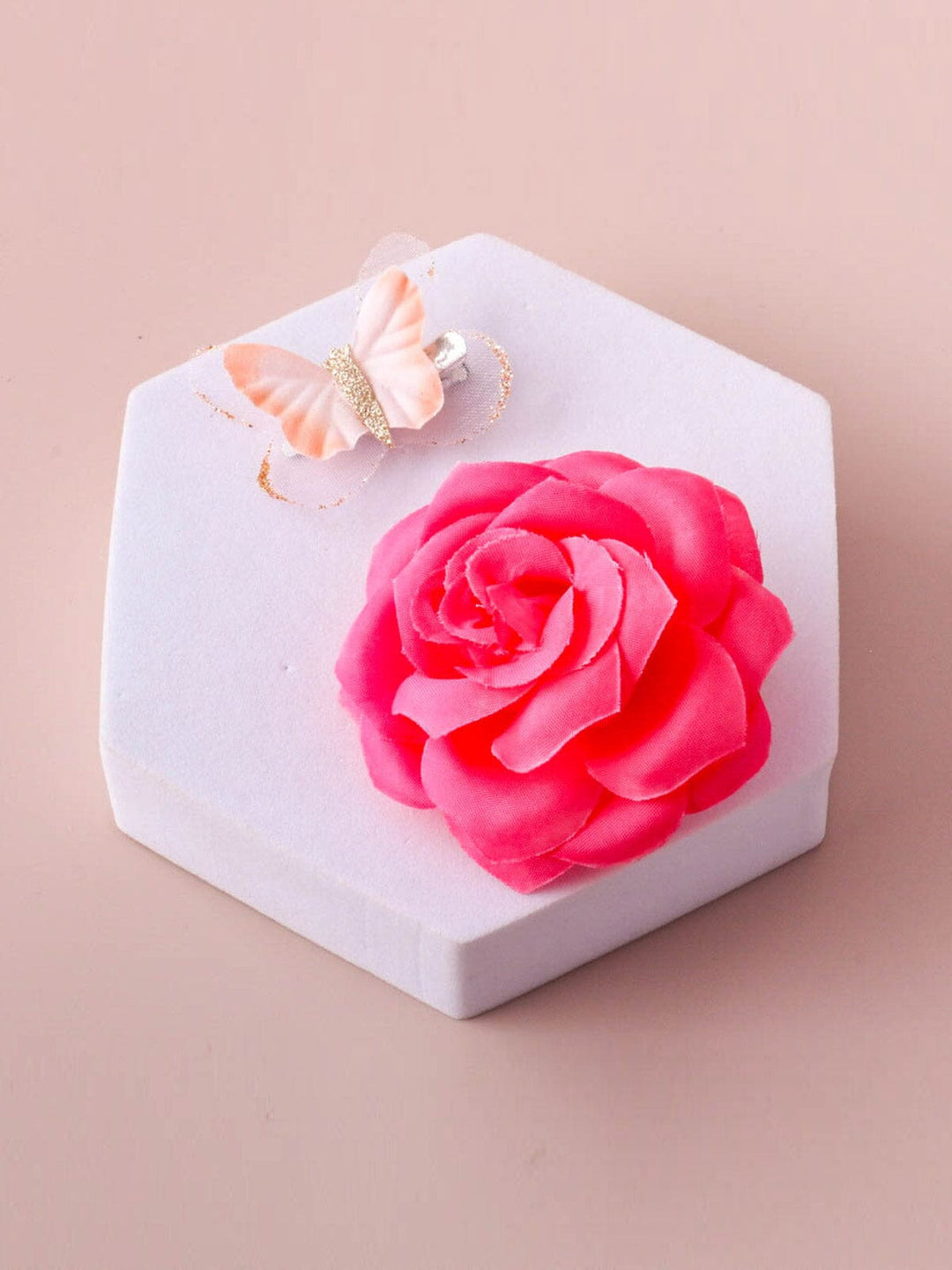WOMEN'S MULTI COLORS FLOWER & BUTTERFLY HAIR CLIP BARRETTES