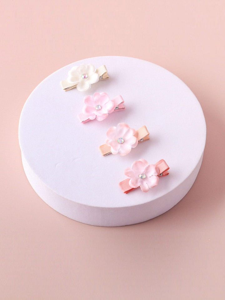 WOMEN'S MULTI COLORS FLOWER HAIR CLIP BARRETTES