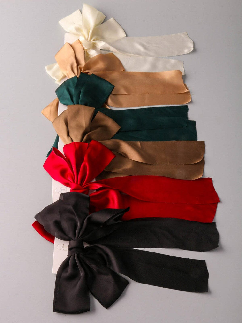 WOMEN'S ASSORTED COLORS BOW HAIR CLIPS