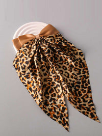 WOMEN'S ASSORTED COLORS ANIMAL PRINT BOW HAIR CLIPS