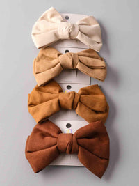 FASHION ASSORTED COLORS BOWS HAIR CLIPS