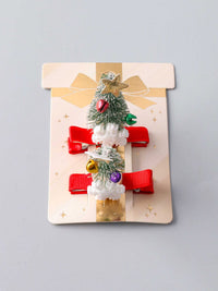 FASHION HOLIDAY HAIR CLIPS 2PCS. SET