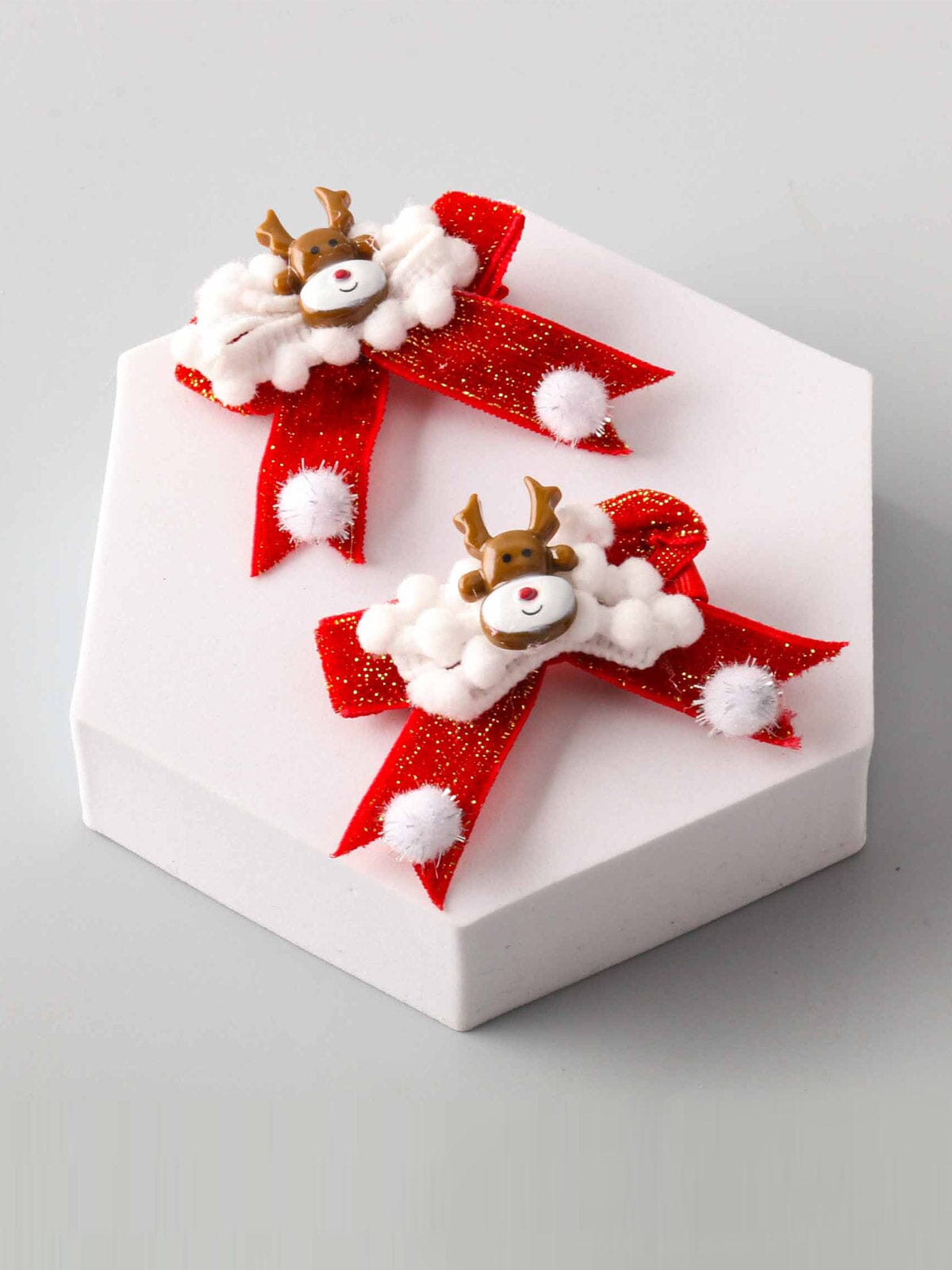 FASHION HOLIDAY HAIR CLIPS 2PCS. SET