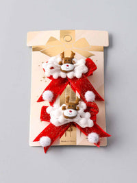 FASHION HOLIDAY HAIR CLIPS 2PCS. SET