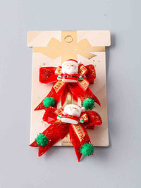 FASHION HOLIDAY 2PCS SET HAIR CLIPS