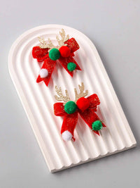 FASHION HOLIDAY 2PCS SET HAIR CLIPS