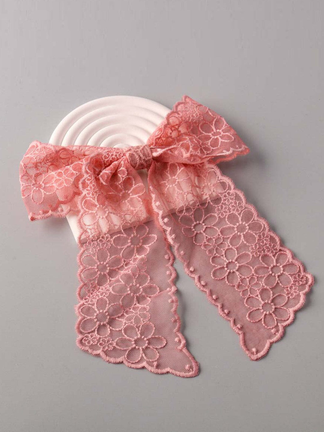 FASHION LACE BOW HAIR CLIPS