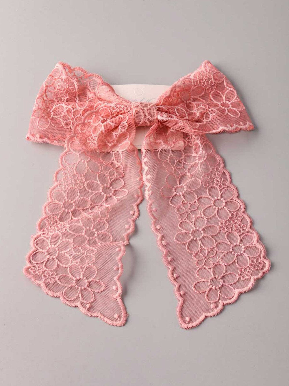 FASHION LACE BOW HAIR CLIPS
