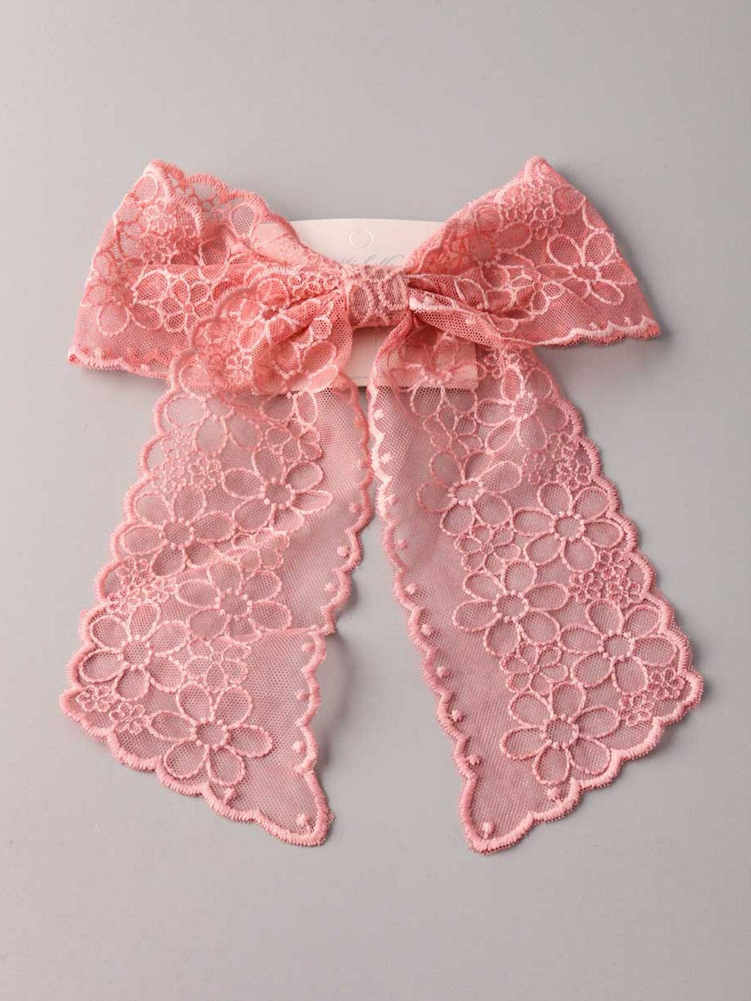 FASHION LACE BOW HAIR CLIPS