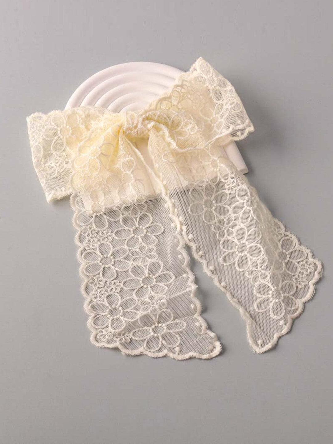 FASHION LACE BOW HAIR CLIPS